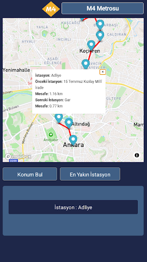 Ankara Metro Ulaşım ekran görüntüsü