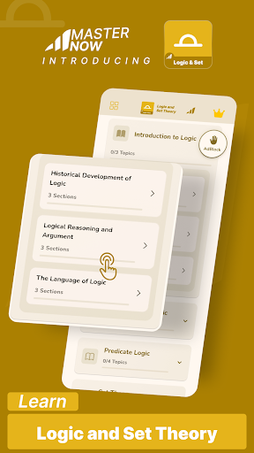 Logic and Set Theory MasterNow ekran görüntüsü