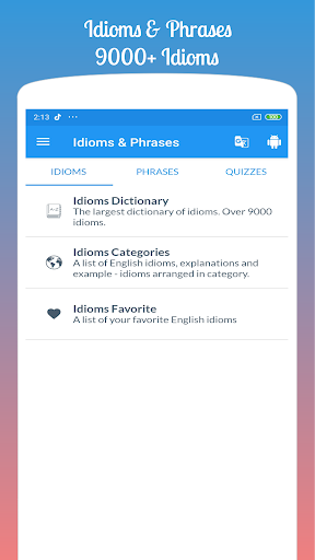 English Idioms & Phrases ekran görüntüsü