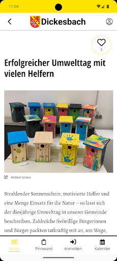 Dickesbach ekran görüntüsü