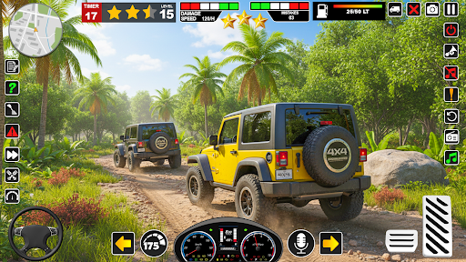 4x4 Jeep Driving: Jeep Game 3D ekran görüntüsü