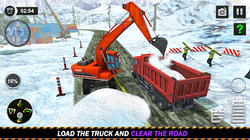 Snow Offroad Construction Game ekran görüntüsü