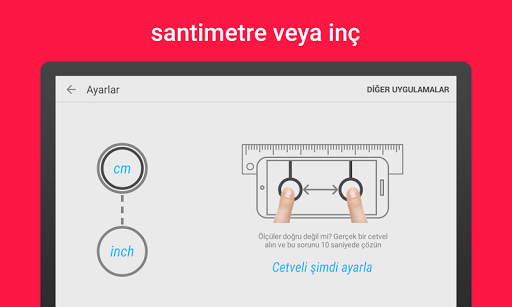 Cetvel (Ruler App) ekran görüntüsü