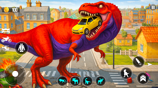 Dino Family Open World Game ekran görüntüsü