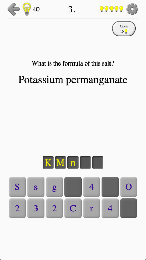 Inorganic Acids, Ions & Salts ekran görüntüsü