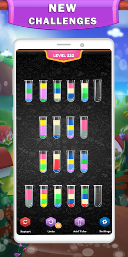 Water Sort - Color Puzzle Pro ekran görüntüsü