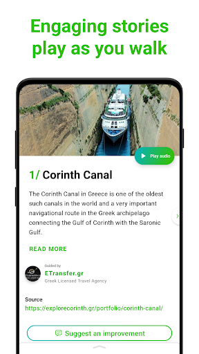 Corinth Tour Guide:SmartGuide ekran görüntüsü