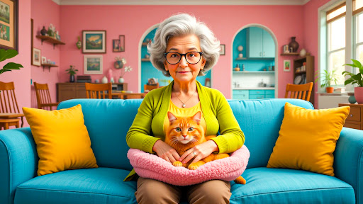 Bad Cat Simulator Cat vs Gran ekran görüntüsü