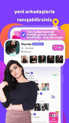 Voya-Sohbet & arkadaş olmak ekran görüntüsü
