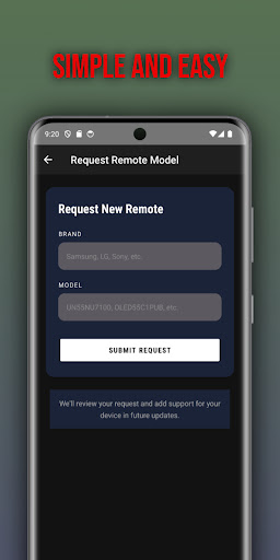Remote for Axane tv ekran görüntüsü
