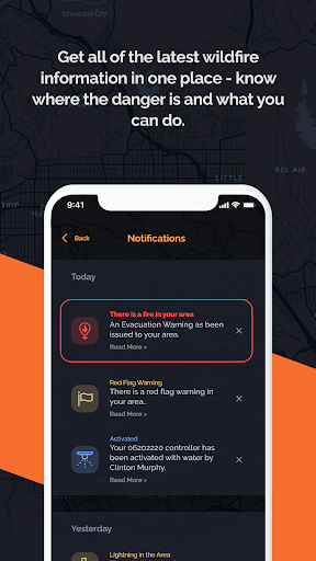 Frontline Wildfire Tracker ekran görüntüsü