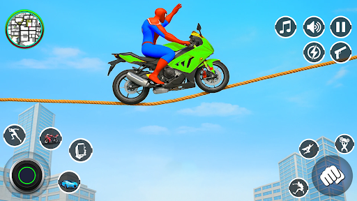 Spider Rope Hero Rescue 3D ekran görüntüsü