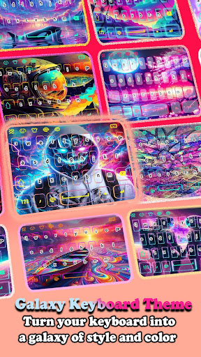 Neon Anime Mask Man Keyboard ekran görüntüsü