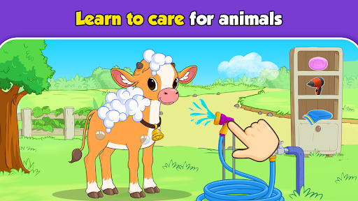 Farm animal games for kids 2-5 ekran görüntüsü