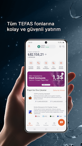 Piapiri Borsa Hisse Alım Satım ekran görüntüsü