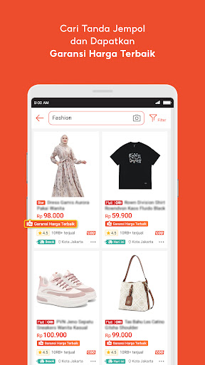 Shopee Indonesia ekran görüntüsü