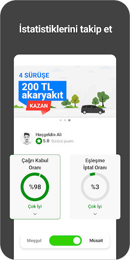 Martı Taksi Sürücü ekran görüntüsü