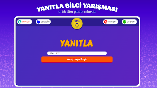 Yanıtla - Bilgi Yarışması ekran görüntüsü