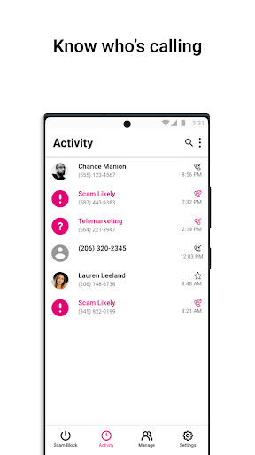 T-Mobile Scam Shield ekran görüntüsü