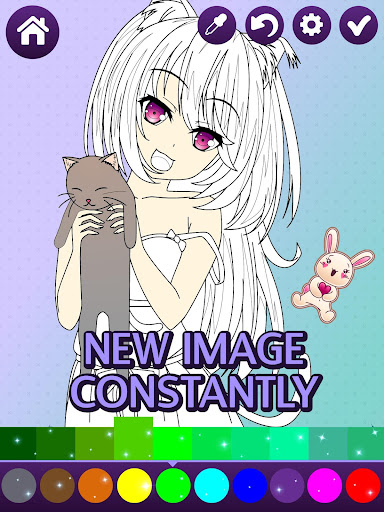 Anime Manga Coloring Book ekran görüntüsü