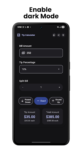 Tips Calculator ekran görüntüsü