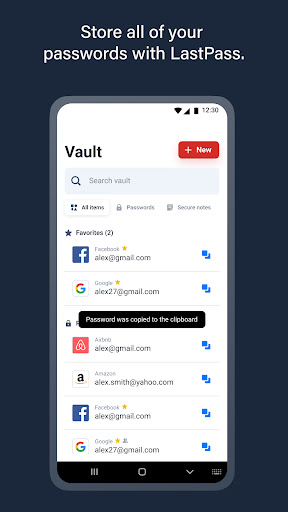 LastPass Password Manager ekran görüntüsü