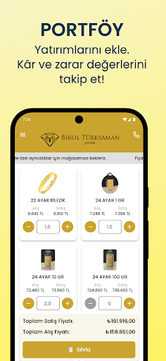 Türkyaman Kuyumculuk ekran görüntüsü