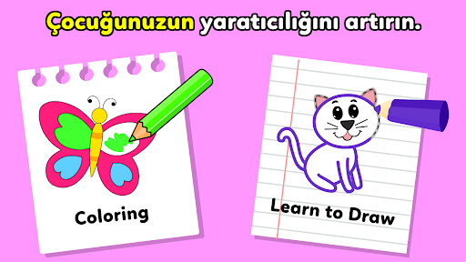 Eğitici Çocuk Bebek Oyunları ekran görüntüsü