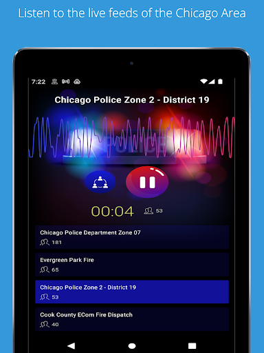 Chicago Police Scanner ekran görüntüsü