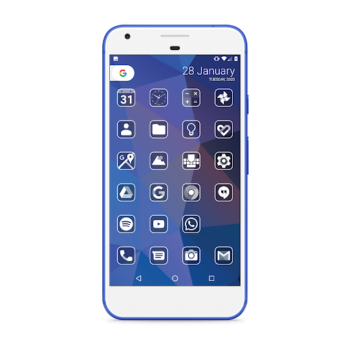 Monoic SQ White Icon Pack ekran görüntüsü