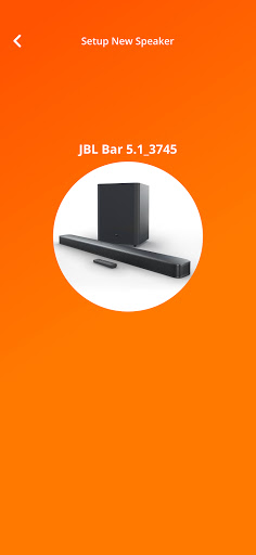 JBL BAR Setup ekran görüntüsü