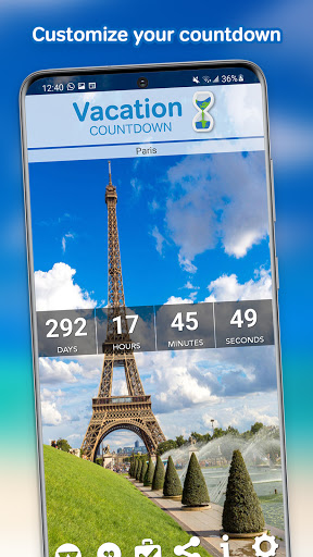 Vacation Countdown App ekran görüntüsü