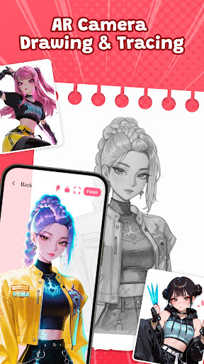 Draw Anime: Easy AR Sketch App ekran görüntüsü