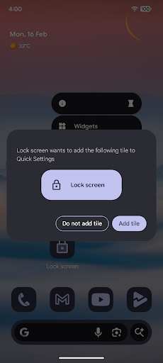 One Click Lock Screen ekran görüntüsü
