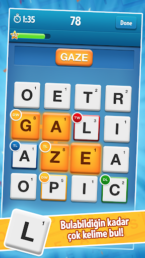 Ruzzle ekran görüntüsü