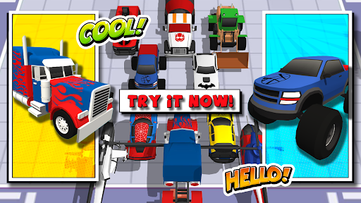 Superhero Car Merge Battle ekran görüntüsü