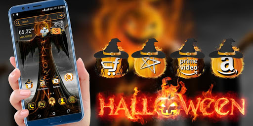 Scary Halloween Launcher Theme ekran görüntüsü
