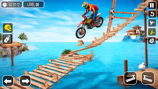 Stunt Bike Racing - Bike Games ekran görüntüsü