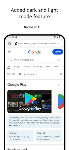 Browser X ekran görüntüsü