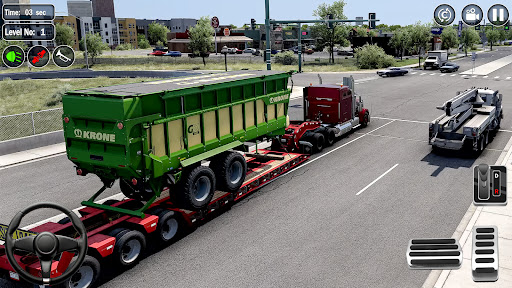 US Truck Driving Cargo Game 3D ekran görüntüsü