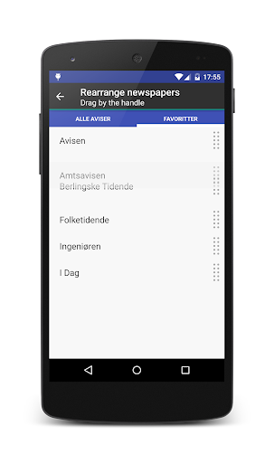Danske aviser ekran görüntüsü