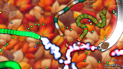 slither.io ekran görüntüsü