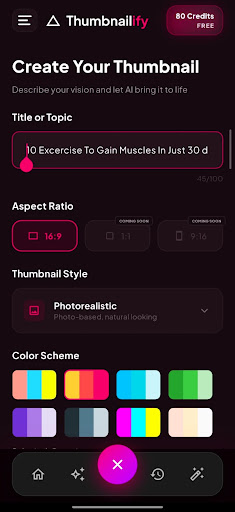 Thumbnailify: AI Thumbnail Gen ekran görüntüsü