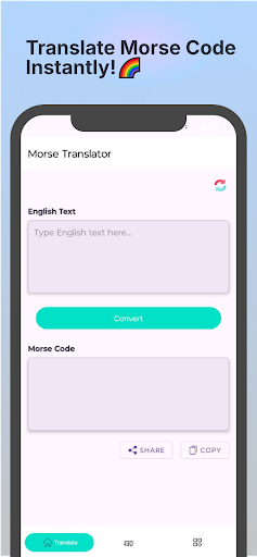 Morse Code Translator ekran görüntüsü
