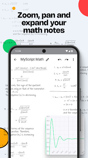 MyScript Math: Solve & Plot ekran görüntüsü
