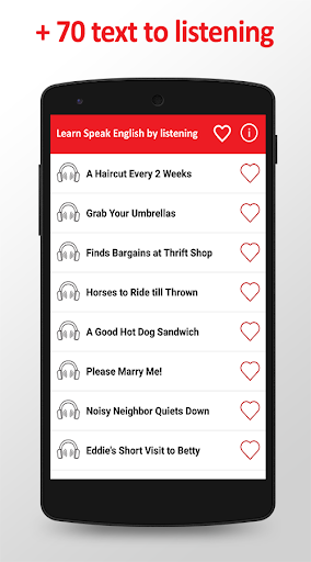 Listen & Learn Speak English ekran görüntüsü