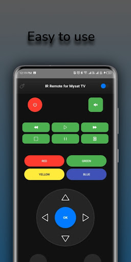 Remote for Mysat tv ekran görüntüsü
