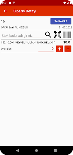 Helvaci Ali Üretim ekran görüntüsü