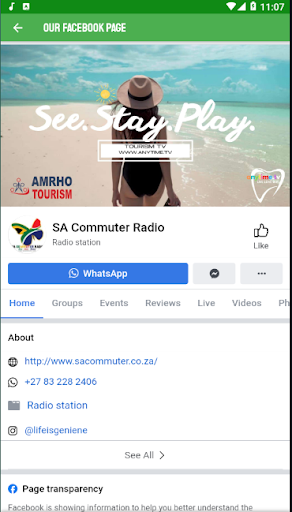 S A Commuter Radio ekran görüntüsü