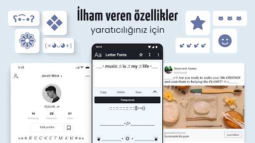 Şık Yazı Tipi: Yazı Tipi Stili ekran görüntüsü